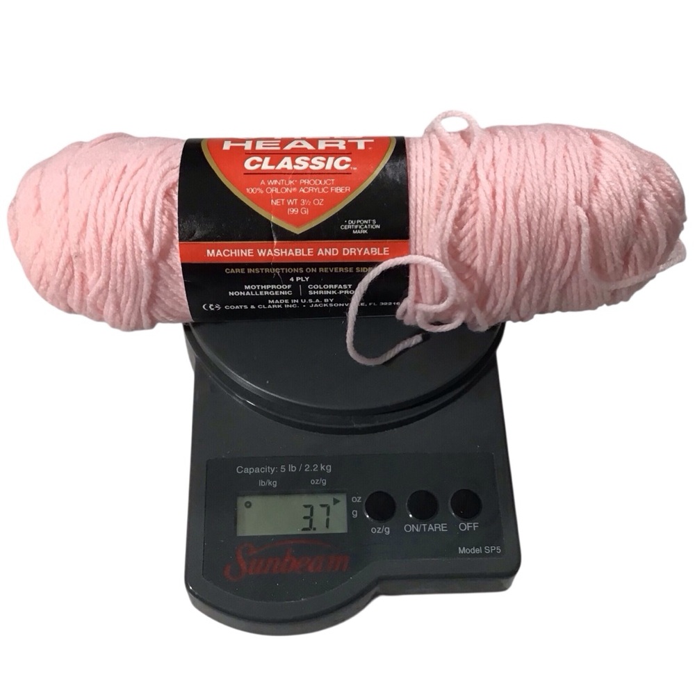 Yarn Bundle Caron Red Heart Wintuk Knitting Crochet White Pink Lily - Picture 8 of 14